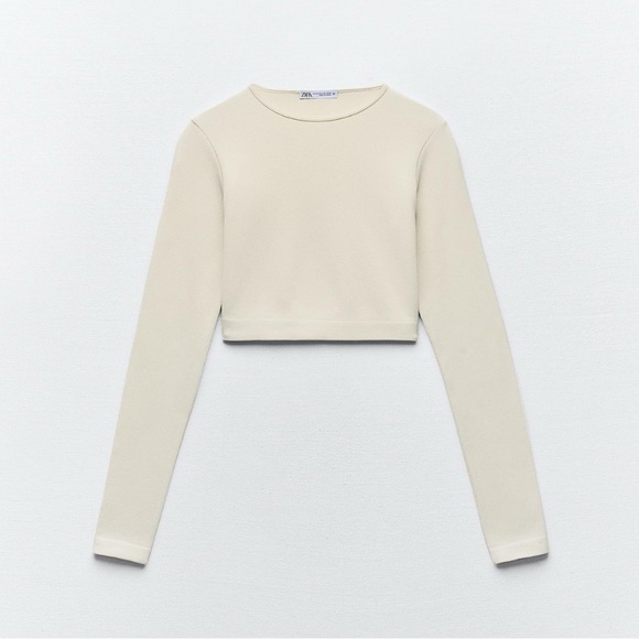 SEAMLESS WASHED RIB CROP TOP - Picture 7 of 9